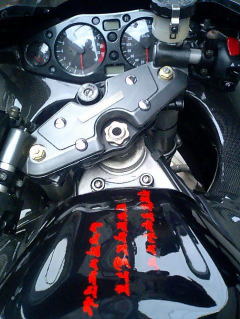 バイクタンク 梵字
